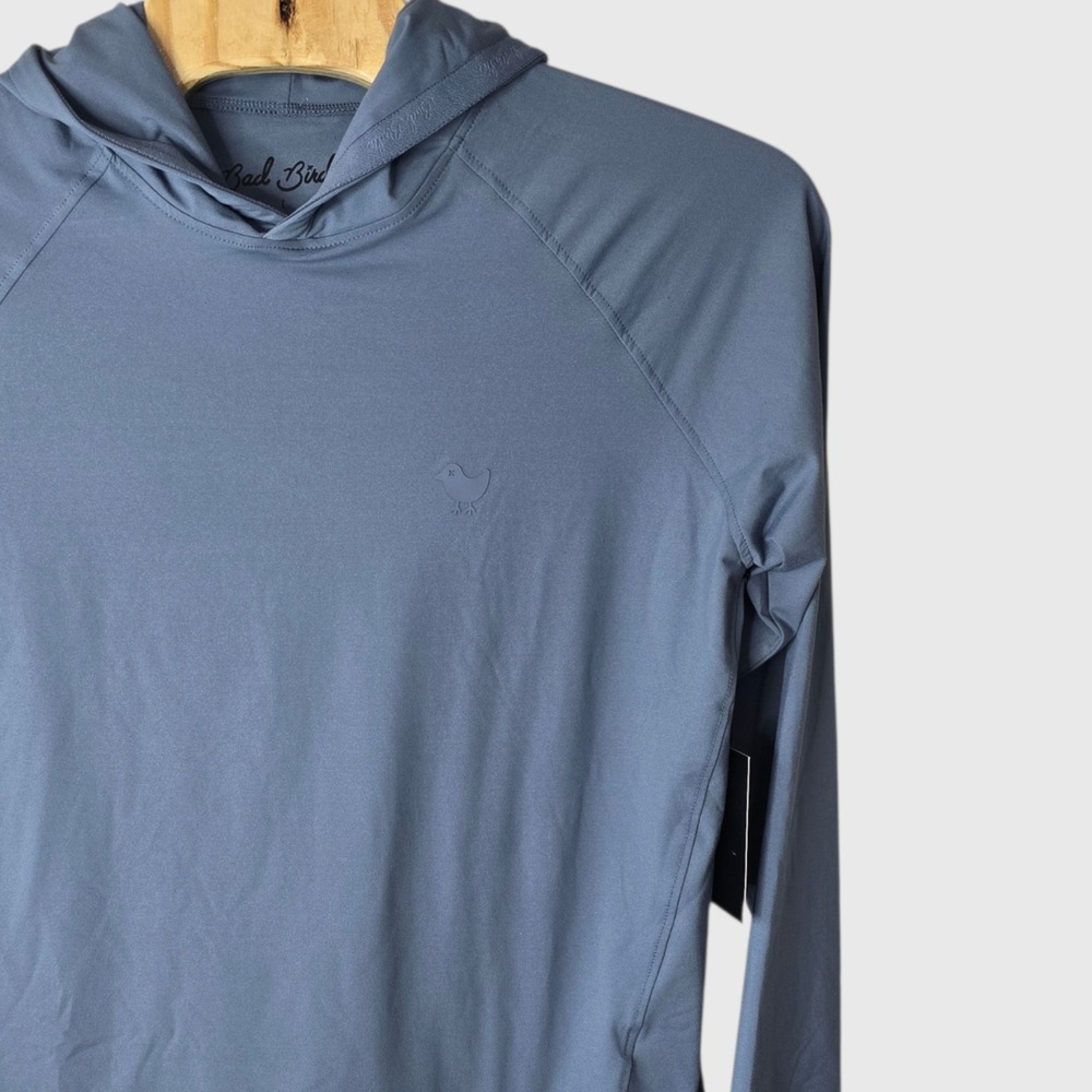 Bad Birdie Mens Velocity Hoodie Blue Mirage BBMJ049-790 Size Large NWT